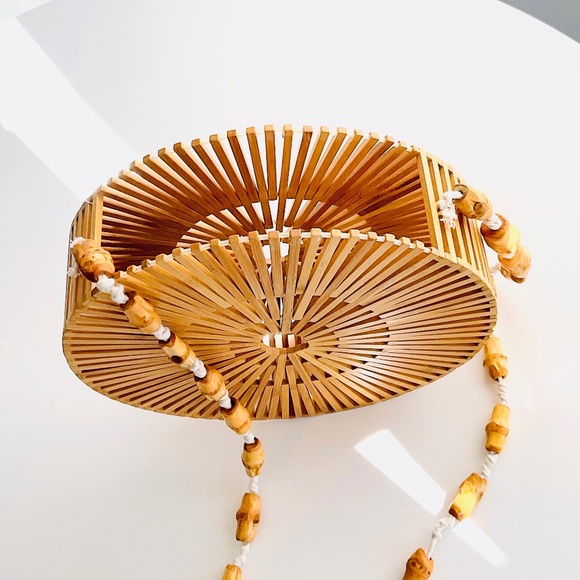 Boho Chic Bamboo Summer Purse NWT - Picture 5 of 9